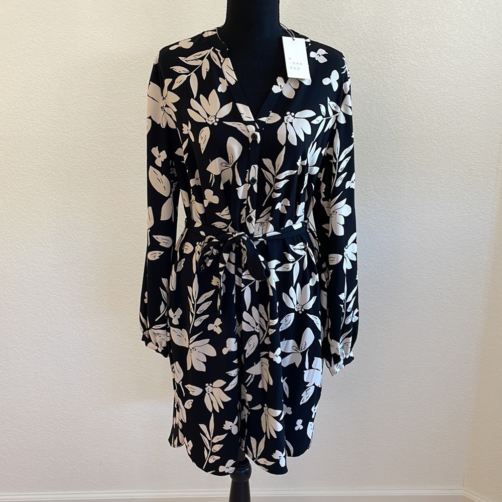 a new day shirt dress size large